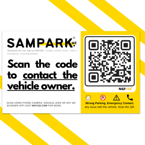 Car Parking Tag (Pack of 2), Allow people to cont.